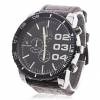 Men's Big Round Dial Quartz Analog Wrist Watch with Fabric Band OEM MBRDQAWWFB Men's Big Round Dial Quartz Analog Wrist Watch with Fabric Band OEM MBRDQAWWFB